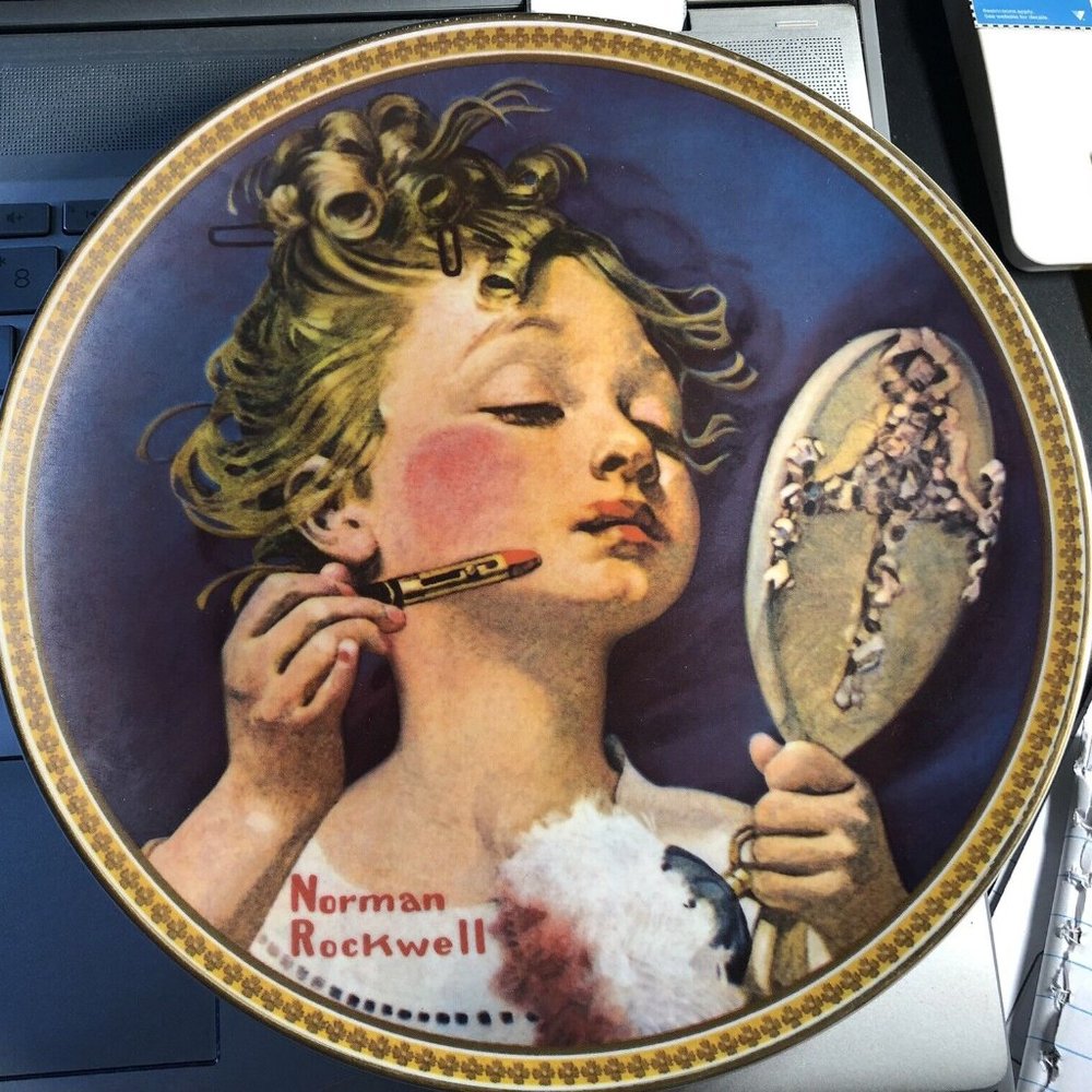 Norman Rockwell Limited Edition Rediscovered Women "Making Believe" Collectables